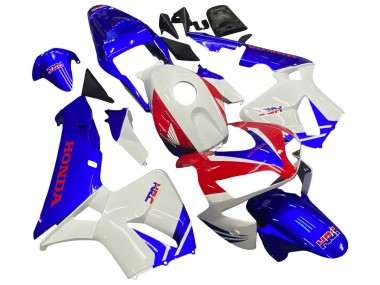 Cheap 2003-2004 Honda CBR600RR Motorcycle Fairings - White Blue Red HRC