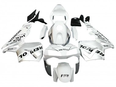 Cheap 2003-2004 Honda CBR600RR Motorcycle Fairings - White Silver Black Repsol