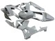 2003-2004 Honda CBR600RR Motorcycle Fairings - Silver Black Repsol