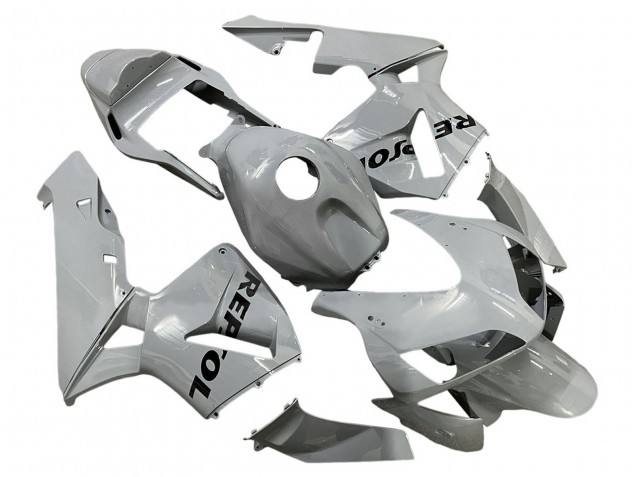 2003-2004 Honda CBR600RR Motorcycle Fairings - Silver Black Repsol