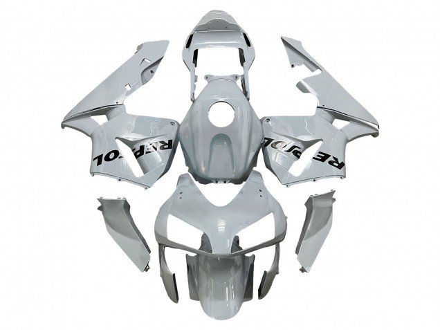 2003-2004 Honda CBR600RR Motorcycle Fairings - Silver Black Repsol