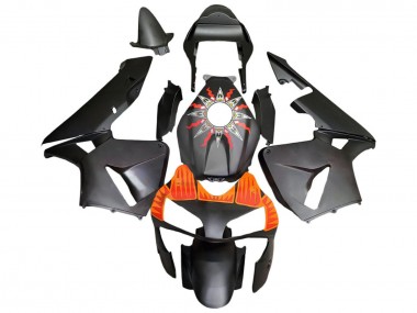 Cheap 2003-2004 Honda CBR600RR Motorcycle Fairings - Matte Black Orange
