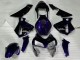 2003-2004 Honda CBR600RR Motorcycle Fairings - Dark Blue Glossy Black
