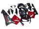 2003-2004 Honda CBR600RR Motorcycle Fairings - Red Glossy Black Matte Black