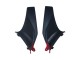 2003-2004 Honda CBR600RR Motorcycle Fairings - Red Glossy Black Matte Black