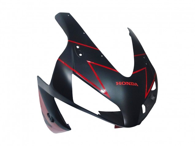 2003-2004 Honda CBR600RR Motorcycle Fairings - Red Glossy Black Matte Black