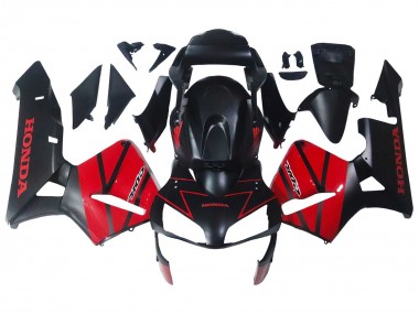 Cheap 2003-2004 Honda CBR600RR Motorcycle Fairings - Red Glossy Black Matte Black