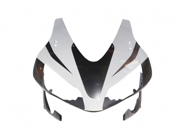 2003-2004 Honda CBR600RR Motorcycle Fairings - White Matte Black Racing