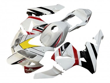 Cheap 2003-2004 Honda CBR600RR Motorcycle Fairings - White Red Yellow Black