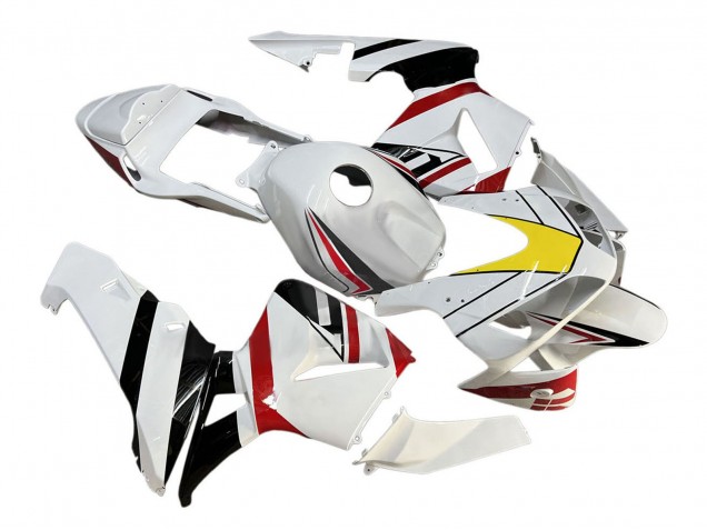 2003-2004 Honda CBR600RR Motorcycle Fairings - White Red Yellow Black