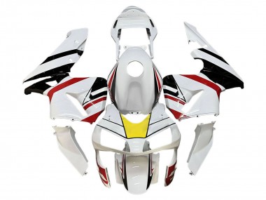 Cheap 2003-2004 Honda CBR600RR Motorcycle Fairings - White Red Yellow Black