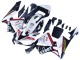 2003-2004 Honda CBR600RR Motorcycle Fairings - White Red Glossy Black DENSO Rimont
