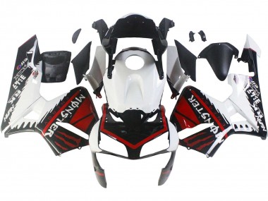 Cheap 2003-2004 Honda CBR600RR Motorcycle Fairings - White Red Glossy Black Monster