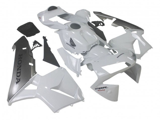 2003-2004 Honda CBR600RR Motorcycle Fairing - Silver White