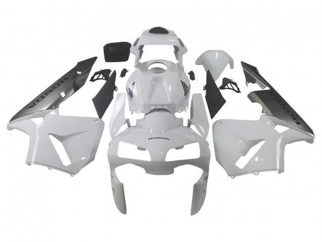 2003-2004 Honda CBR600RR Motorcycle Fairing - Silver White