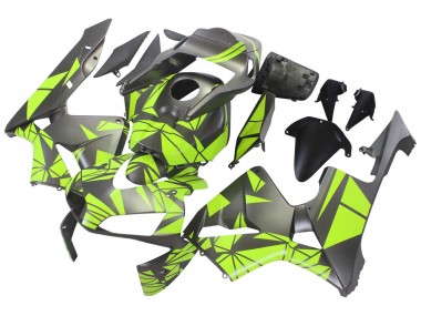 Cheap 2003-2004 Honda CBR600RR Motorcycle Fairings - Yellow Matte Black