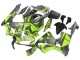 2003-2004 Honda CBR600RR Motorcycle Fairings - Yellow Matte Black