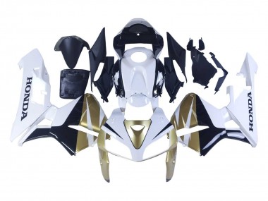 Cheap 2005-2006 Honda CBR600RR Motorcycle Fairings - Gold White Black
