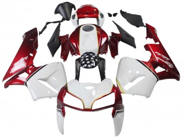Cheap 2005-2006 Honda CBR600RR Motorcycle Fairing Kits - Red White Black