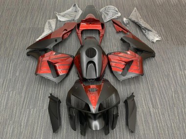 Cheap 2005-2006 Honda CBR600RR Motorcycle Fairings - Black Red