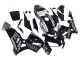 2005-2006 Honda CBR600RR Motorcycle Fairings - Black Silver SevenStars