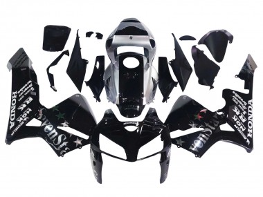 Cheap 2005-2006 Honda CBR600RR Motorcycle Fairings - Black Silver SevenStars