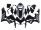 2005-2006 Honda CBR600RR Motorcycle Fairings - Black Silver SevenStars