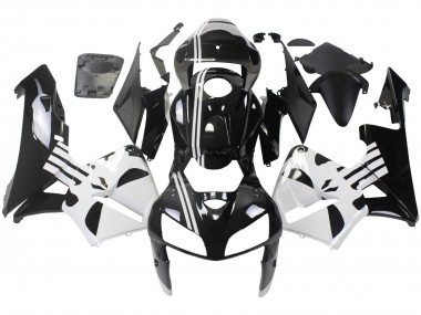 Cheap 2005-2006 Honda CBR600RR Motorcycle Fairing - Black White