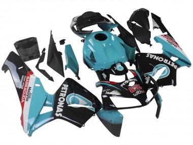 Cheap 2005-2006 Honda CBR600RR Motorcycle Fairings - Light Blue Black 35