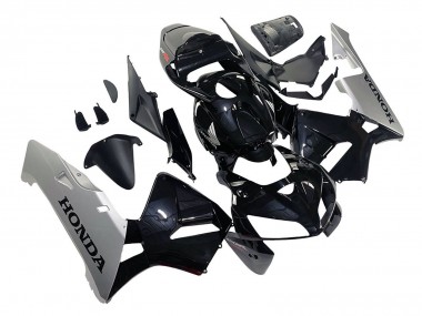 Cheap 2005-2006 Honda CBR600RR Motorcycle Fairing - Black Silver