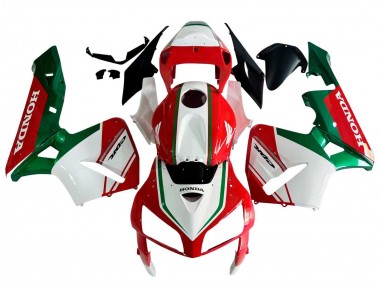 Cheap 2005-2006 Honda CBR600RR Motorcycle Fairings - Red White Green