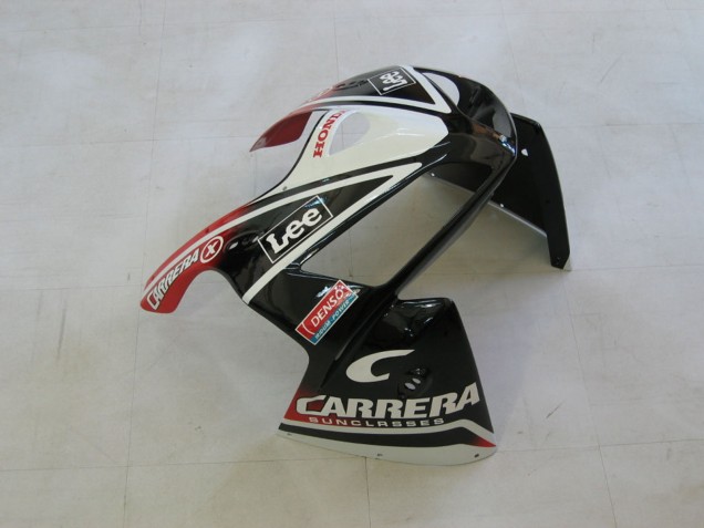 2005-2006 Honda CBR600RR Motorcycle Fairings - Red White Blue DENSO