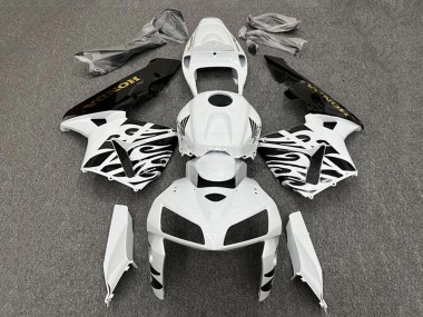 Cheap 2005-2006 Honda CBR600RR Motorcycle Fairings - White Black