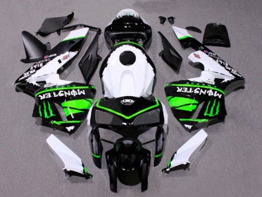 Cheap 2005-2006 Honda CBR600RR Motorcycle Fairings - White Black Green Monster
