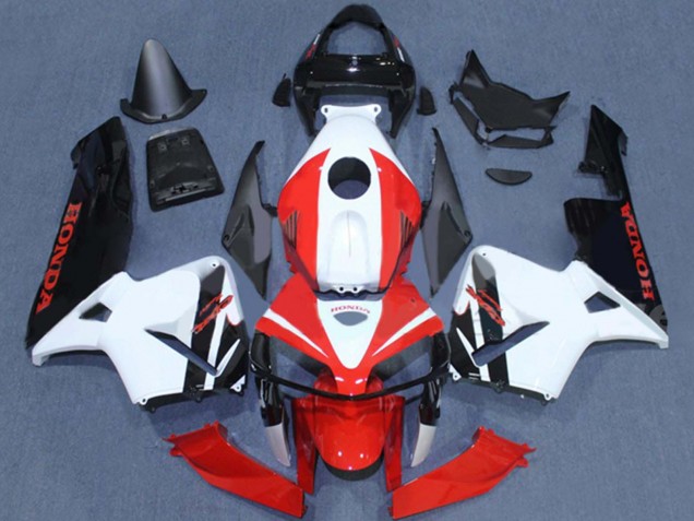 2005-2006 Honda CBR600RR Motorcycle Fairings - Red White Black