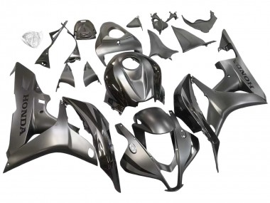Cheap 2007-2008 Honda CBR600RR Motorcycle Fairing - Silver Glossy Black