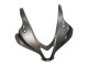 2007-2008 Honda CBR600RR Motorcycle Fairing - Silver Glossy Black