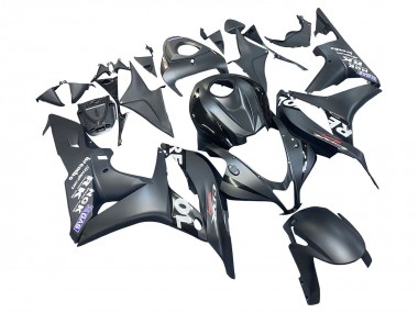 Cheap 2007-2008 Honda CBR600RR Motorcycle Fairing - Matte Black White Repsol