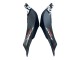 2007-2008 Honda CBR600RR Motorcycle Fairing - Matte Black White Repsol