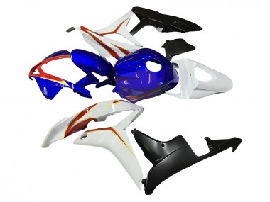 Cheap 2007-2008 Honda CBR600RR Motorcycle Fairings - White Blue Red Glossy Black