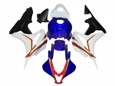 Cheap 2007-2008 Honda CBR600RR Motorcycle Fairings - White Blue Red Glossy Black