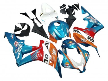 Cheap 2007-2008 Honda CBR600RR Motorcycle Fairings - Orange White Red Blue Repsol