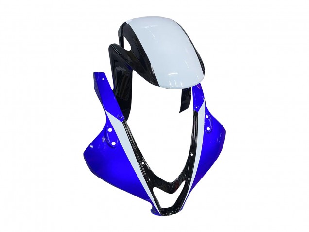 2007-2008 Honda CBR600RR Motorcycle Fairing - White Blue Glossy Black