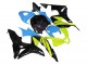2007-2008 Honda CBR600RR Motorcycle Fairings - Blue Yellow Glossy Black