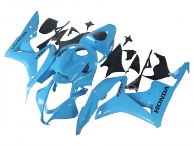 Cheap 2007-2008 Honda CBR600RR Motorcycle Fairings - Light Blue Racing