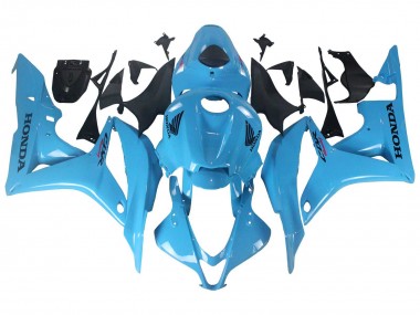 Cheap 2007-2008 Honda CBR600RR Motorcycle Fairings - Light Blue Racing