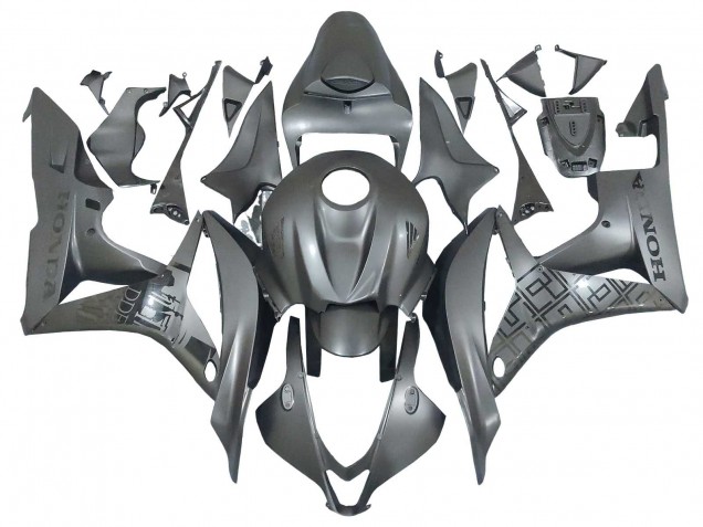 2007-2008 Honda CBR600RR Motorcycle Fairings - Silver Grey