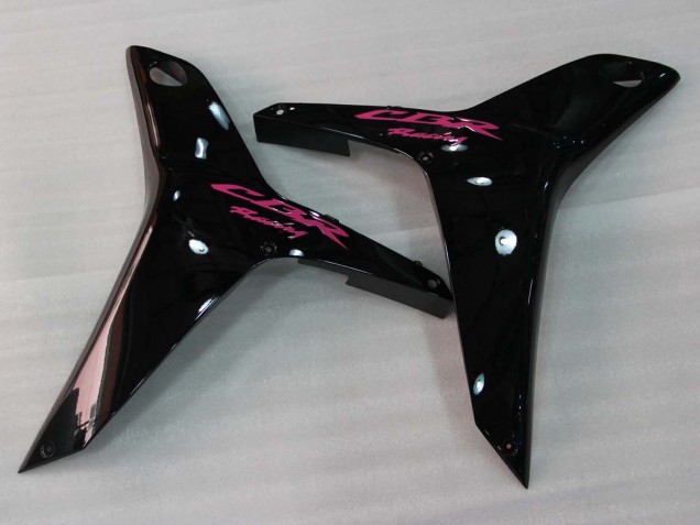 2007-2008 Honda CBR600RR Motorcycle Fairings - Pink Glossy Black Racing