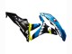 2007-2008 Honda CBR600RR Motorcycle Fairings - Green Yellow Glossy Black Shark 46