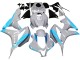 2007-2008 Honda CBR600RR Motorcycle Fairings - Glossy Grey Light Blue